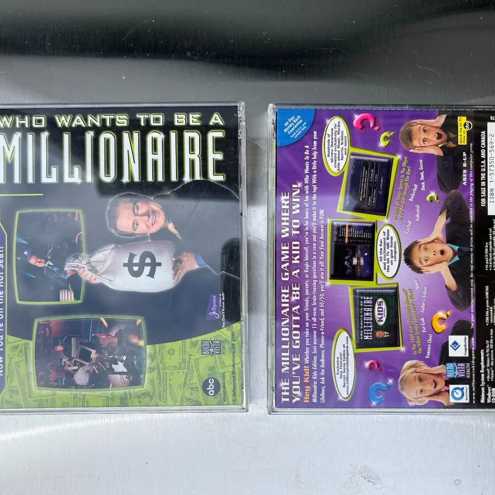 Set of Games - Who Wants to be a Millionaire-Adult & Kid Version